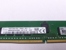 メモリ サーバーパソコン用 1.20V SK hynix PC4-21300V(DDR4-2666V) ECC Registered 16GB 起動確認済です HMA82GR7AFR8N_画像2