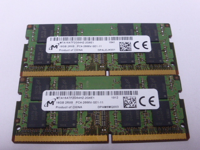 2023年最新】ヤフオク! -32 DDR4 micron(コンピュータ)の中古品・新品