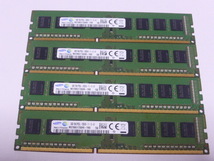 メモリ デスクトップパソコン用 Samsung 低電圧 1.35V DDR3L-1600 PC3L-12800 4GBx4枚 合計16GB 起動確認済みです③_画像1