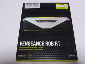 メモリ デスクトップ用 メモリ CORSAIR VENGEANCE RGB RT DDR4-3200 PC4-25600 16GBx2枚 合計32GB CMN32GX4M2Z3200C16W 起動確認済みです