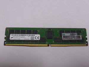 メモリ サーバーパソコン用 1.20V Micron DDR4-2666V(PC4-21300V) ECC Registered 32GB起動確認済です MTA36ASF4G72PZ-2G6E1RG