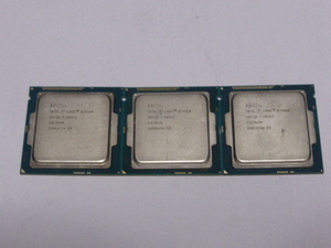 INTEL CPU Core i5 4460 4コア4スレッド 3.20GHZ SR1QK 3個セット CPUのみ 起動確認済みです