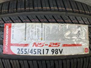 【 宮城大崎市発 】【 手渡し可 】新品未使用 NANKANG ナンカン Sport nex NS-25 255/45R17 98V 1本 2019年製