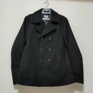 美品 ユナイテッドアローズグリーンレーベルリラクシング ユナイテッドアローズ green label relaxing メンズ ウールピーコート 黒 M