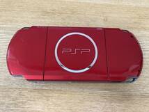 ネコd SONY ソニー PSP-3000 Play Station Portable 本体 レッド バッテリー無し UMDおまけ付き ※ジャンク品 動作未確認_画像7