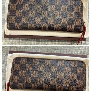 【LOUIS VUITTON】ルイヴィトン 長財布 ラウンドファスナー ポルトフォイユ・クレマンス ダミエ N60534の画像2