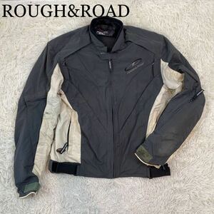 ROUGH&ROAD ラフアンドロード バイクジャケット グレー系 Lサイズ 