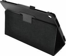 ZenPad 10 Z300CL Z300C Z300M ケース カバー レザー スタンド ゼンパッド 【 ブラック 黒 black 】C44_画像8