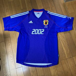 さらに値下げ　アジアカップ開幕　2002日韓W杯　サッカー男子　日本代表　メモリアルユニフォーム　adidas 未使用　Mサイズ