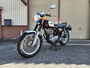 大阪堺発 ヤマハ SR400 RH01J ビックフィン CRキャブ セッティング済み 社外マフラー 美車 低走行 検索 グラストラッカー カフェ yamaha