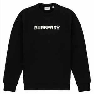 バーバリー トレーナー BURBERRY 8055312 A1189 L ロゴプリント コットン スウェットシャツ クルーネック 長袖 プルオーバー Lサイズ