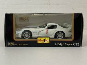 (21450)〇 Maisto マイスト Special Edition 1/24 Dodge Viper GT2 ダッジ バイパー GT2 ミニカー 現状品