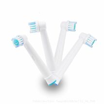 送料無料 EB17 やわらかめ 4本 BRAUN オーラルB互換 電動歯ブラシ替え Oral-b ブラウン フレキシソフト (f6_画像2