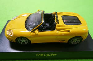 【希少・新品】京商1/64 ミニカーコレクション★フェラーリ 360 Spider ☆ イエロー 