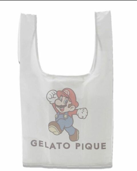 ジェラートピケ　マリオ　エコバッグ　新品未使用