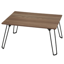 ローテーブル センターテーブル 折りたたみ 木目調 おしゃれ テーブル 幅60 ブラウン NAG-0601BR_画像1