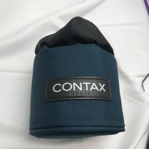 CONTAX コンタックス レンズポーチ ソフトケース　MCL-1 美品　カメラ　カメラレンズ　純正　レンズケース 一眼レフ