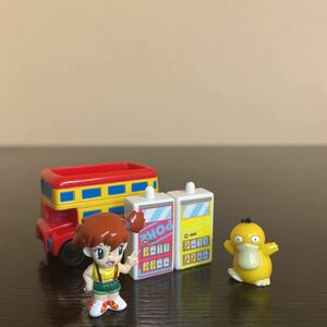 ちびポケ カスミ コダック 2階建バス 自動販売機 中古品 ポケモン ポケットモンスター フィギュア