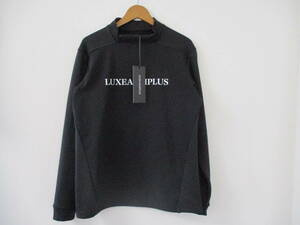 ☆LUXE AKM PLUS/リュクスエイケイエム☆未使用 ウインドプルーフモックネック長袖Tシャツ サイズ：L ゴルフ トレーニング ジム スポーツ