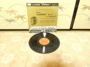 8141◆LPレコード◆Brahms SYMPHONY NO.1 IN C MINOR.0p.68　交響曲 第1番 ハ短調 ブラームス