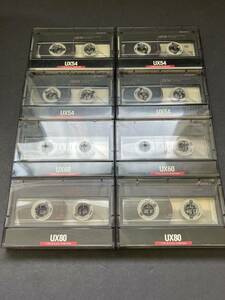 使用済み カセットテープ SONY ソニー UX 54/60/80 8本セット 書き込みあり 記録媒体