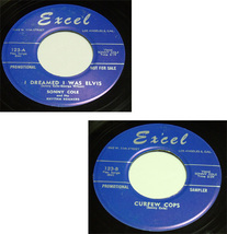 45rpm/ I DREAMED I WAS ELVIS - SONNY COLE - CURFEW COPS / 50s,ロカビリー,FIFTIES,Excel_画像2