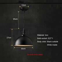 爆売れ レトロライト アイアン シングル ハンギングランプ レストラン ダイニングルーム カフェ ヴィンテージ シャンデリア ペンダント_画像7