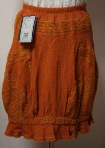 エイココンドウ EIKO KONDO エターナリーブレイズ オレンジデザイン スカート イークラット E-clat好きの方も 送料着払