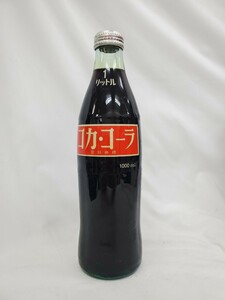 [ нераспечатанный ] Coca * Cola 1 литров бутылка бутылка 1L 1000ml Showa Retro античный для коллекций *ho-50