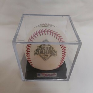 ワールドシリーズ　記念ボール　フィラデルフィア・フィリーズ　タンパベイ・レイズ　2008年　MLB 　野球　サインなし