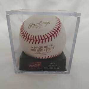 ワールドシリーズ　メジャーリーグ　公式球　フィリーズ　ローリングス 記念ボール　2008年　MLB 　野球　　　