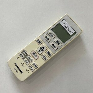 C1G022 【送料１８５円】エアコン リモコン / Panasonic パナソニック A75C3639 動作確認済み★即発送★