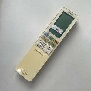 C1G413 【送料１８５円】エアコン リモコン / TOSHIBA 東芝 WH-RA01JJ 動作確認済み★即発送★