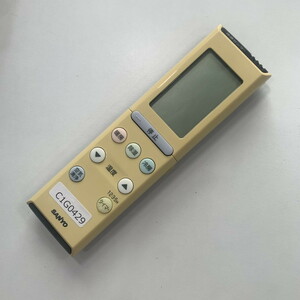 C1G429 【送料１８５円】エアコン リモコン / SANYO サンヨー 三洋 RCS-DT3 動作確認済み★即発送★