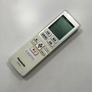 C1G701 【送料１８５円】エアコン リモコン / Panasonic パナソニック A75C3785 動作確認済み★即発送★