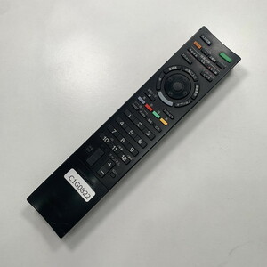 C1G822 【送料１８５円】 TV リモコン / SONY ソニー RM-JD018 動作確認済み★即発送★ テレビ