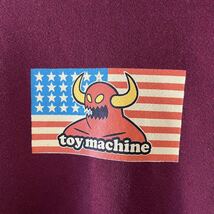 90s TOY MACHINE スウェット パーカー L USA製 ビンテージ 90年代 トイマシーン フーディ アメリカ製 オリジナル ヴィンテージ_画像7