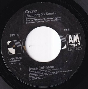 Jesse Johnson Featuring Sly Stone - Crazay / Drive Yo Cadillac (A) H332