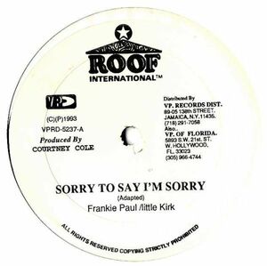 Frankie Paul & Little Kirk / Glen Ricks - Sorry To Say I'm Sorry / I Am The Book G456