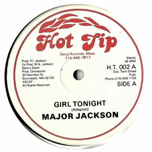 Major Jackson - Girl Tonight G485