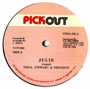 Tinga Stewart & Ninja Man - Julie / Spanner Banner - Fire G707