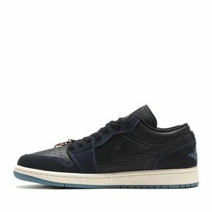 NIKE WMNS AIR JORDAN 1 LOW HOME COURT COLLECTIVE DARK OBSIDIAN Nike wi мужской воздушный Jordan 1 Home пальто FJ5478-010 WMNS 24.5cm