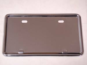 *NEW* number plate frame holder * rectangle * plating * normal two wheel, large two wheel *