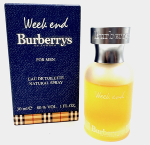 ★バーバリー香水・Burberry Weekend for Men EDT.30ml II・展示USED・残約80%/約２4ml以上