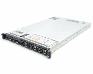 DELL PowerEdge R630 Xeon E5-2620 v4 2.1GHz(16スレッドCPUx2基) メモリ256GB 1.2TBx8台(SAS2.5インチ/12Gbps/RAID60) DVD+-RW AC*2 小難