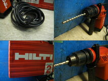 美品★HILTI ヒルティ コード式ロータリー ハンマドリル TE15-C 穴あけ 穿孔 はつり　正逆回転　電動工具_画像5