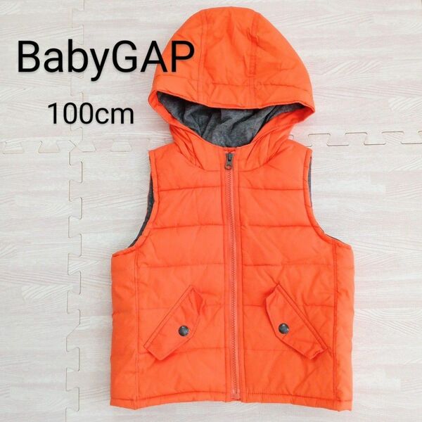 【BabyGAP】100cm 4years キッズ ベスト オレンジ
