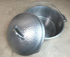 ★★キラキラが止まらない！魅惑のハンマー加工！Wagner Ware Dutch Oven #3248 ワグナーウェア アルミダッチオーブン◆USA◆極上美品★★