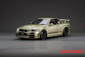 ★絶版ラスト！【onemodel】 1/18 Nismo R34 GT-R Z-tune Millennium Jade WEB限定[22A01-13]＊未開封新品