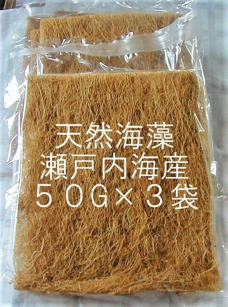 イギス いぎす 海藻 海草 瀬戸内海産 ５０G袋×３袋 